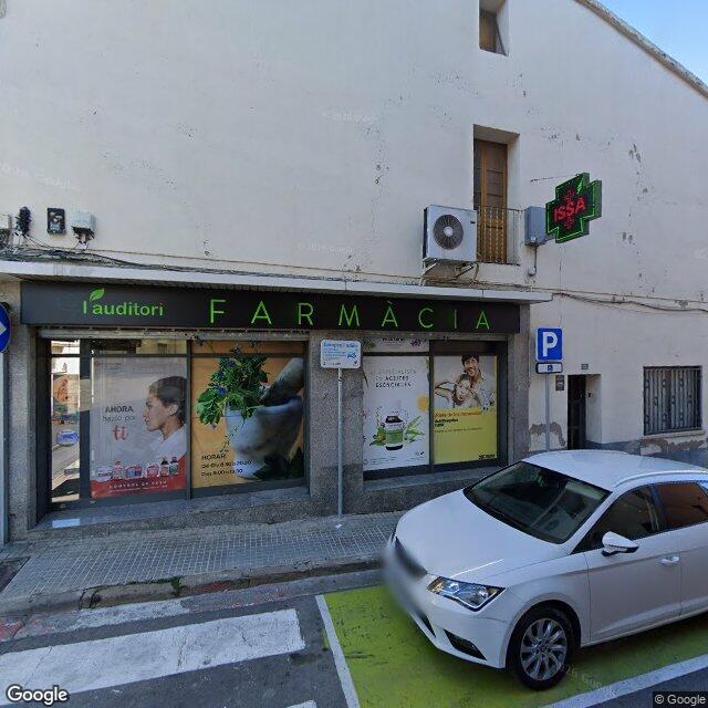Street view near L'Auditori in Spain