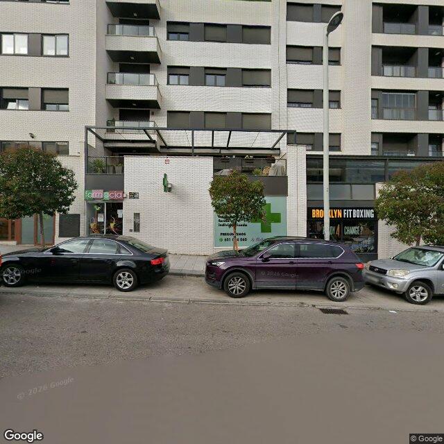Street view near La Botica De Mar in Madrid
