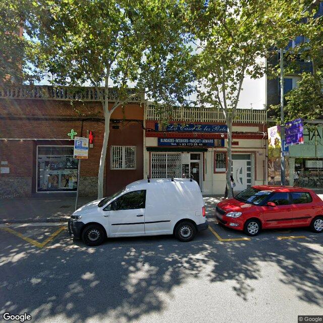 Street view near Llic. Carles Domingo Ortega in Barcelona