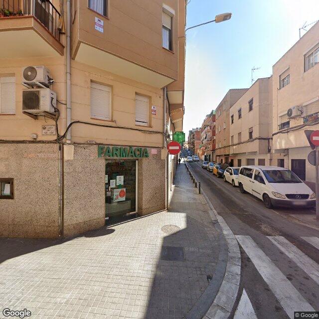 Street view near Llic. M.C. Figueras Remolat in Spain