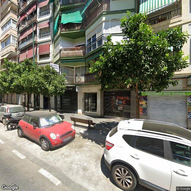 Street view near Lopez Yeron, Matilde Marta in Malaga