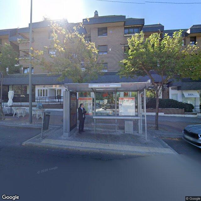 Street view near Mª Cruz Gloria Palomino Medrano in Pozuelo de Alarcón