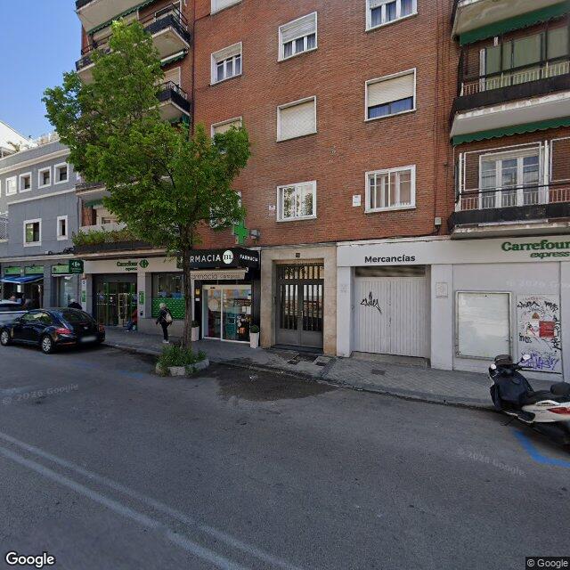 Street view near M. in Madrid