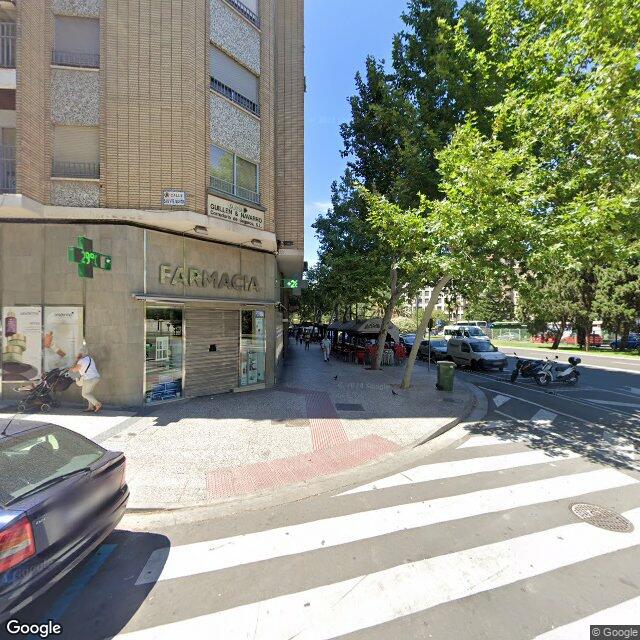 Street view near María Pilar Aranda in Zaragoza