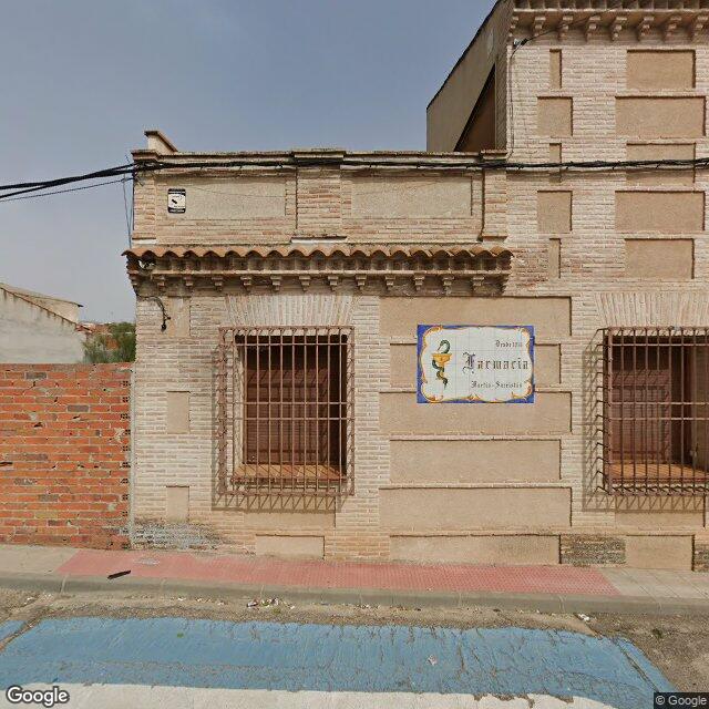 Street view near Martín-Sacristán in Spain