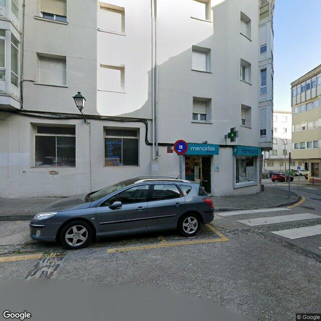 Street view near Menciñas in Santiago de Compostela