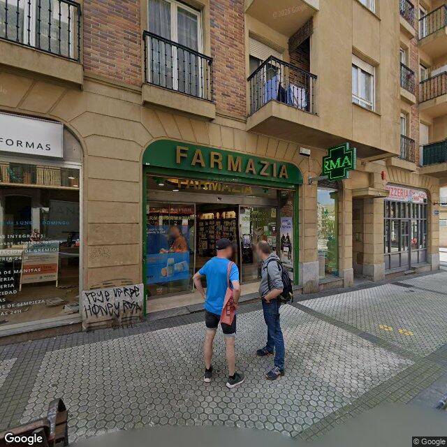 Street view near Mendiaraz Farmazia in Guipúzcoa