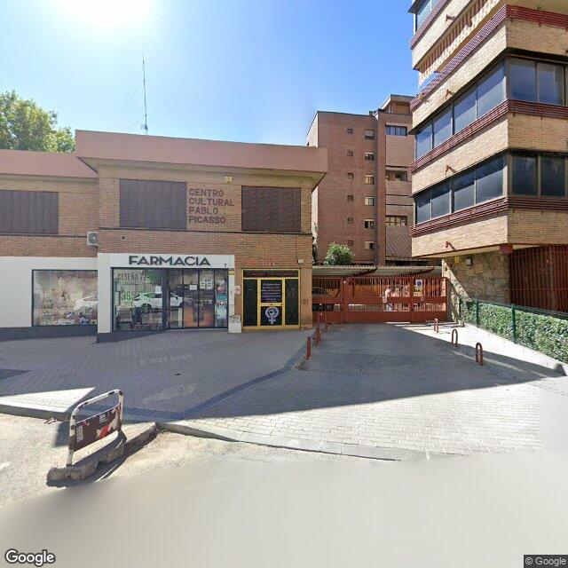 Street view near Mercedes Peralta Martinez , Saray Lopez De Lerma Duran in Madrid
