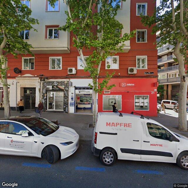 Street view near Olga Maria Saez Llorente in Madrid