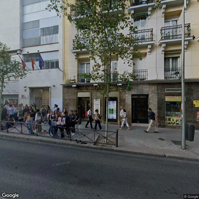 Street view near Pacífico in Madrid