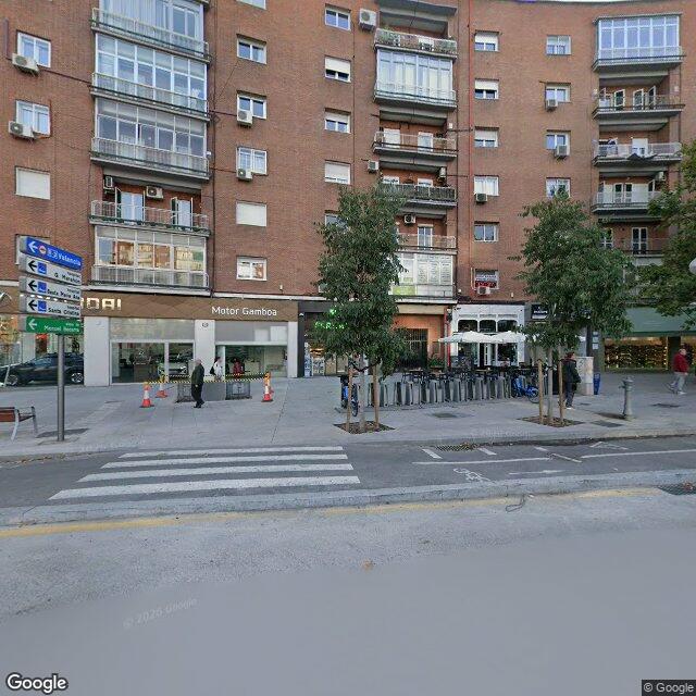 Street view near Plaza Conde De Casal in Madrid