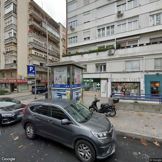 Street view near Plaza Herrero in Madrid
