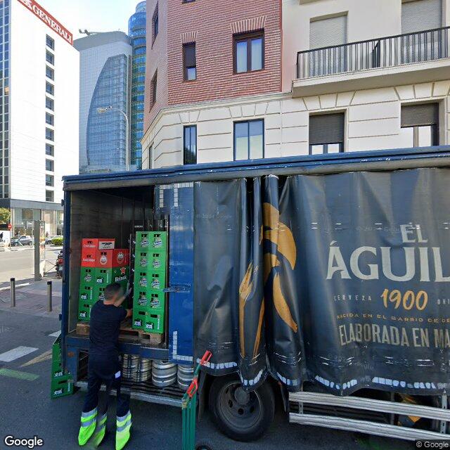 Street view near Polvorosa in Madrid