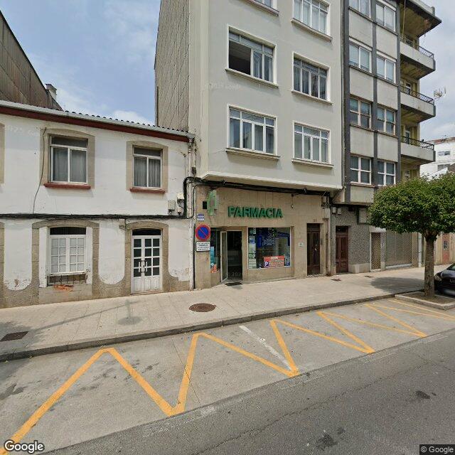 Street view near Ponte Das Cabras in Ferrol
