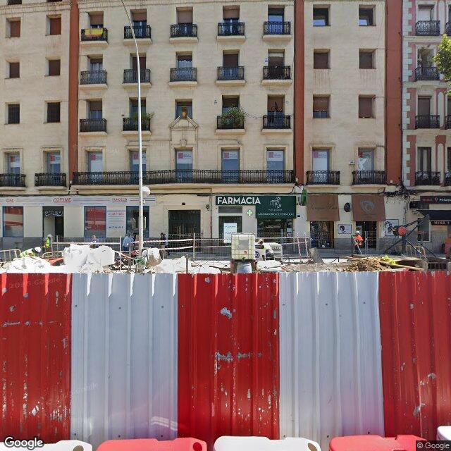 Street view near Puerta De Atocha in Madrid