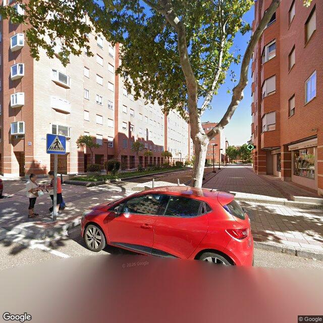 Street view near Ruiz Hortelano Miguel Angel in Valladolid