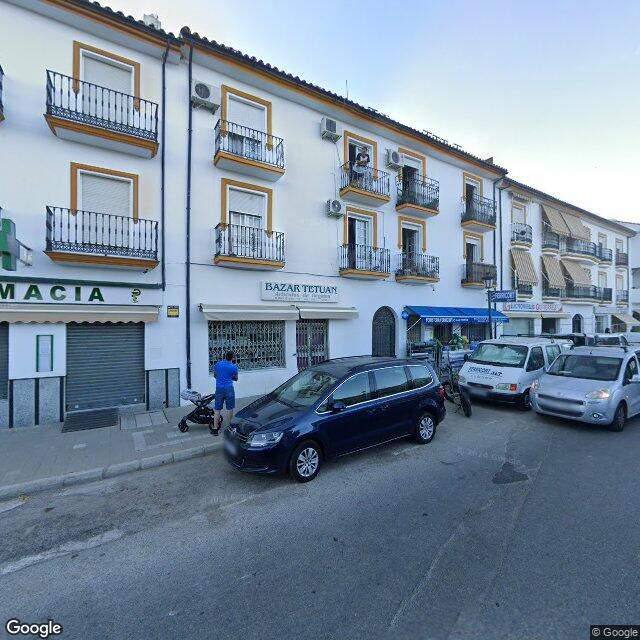 Street view near Ruiz Tenllado, Salvador in Cortes de la Frontera