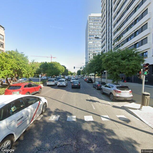 Street view near Santiago Javier Sanchez Serrano in Madrid