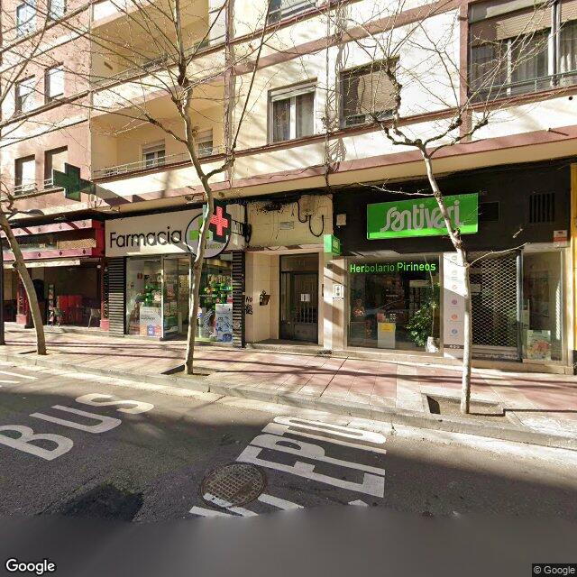 Street view near Serrano Miro, Francisca in Zaragoza