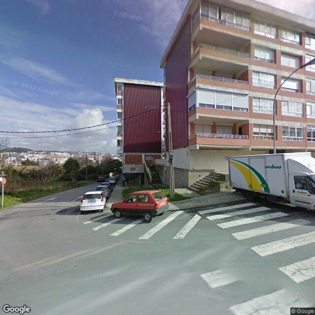 Street view near Vicente Orjales Barge in Vigo